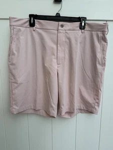 New Walter Hagen Golf Shorts Men’s 40 Performance 11 Flat Front 9” Inseam Pink - Picture 1 of 5