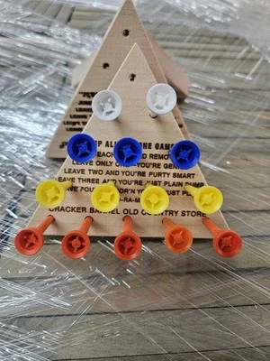 New In Sealed Bag Cracker Barrel Old Fashion Peg Game - Image 1 of 4