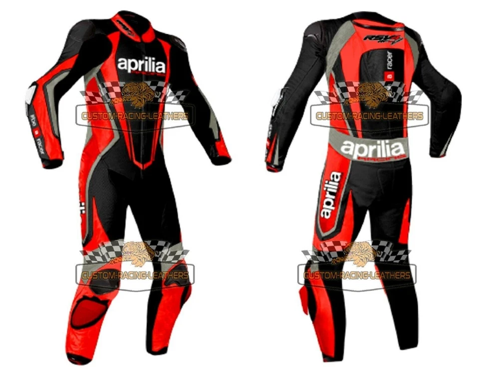 Aprilia Motocicleta Carreras Cuero Motociclista Traje Para Hombre Motocicleta Montar Deportes Armadura Foto 1 de 4