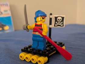 Vintage (1994) LEGO Pirates set 1713 Shipwrecked Pirate -  RARE