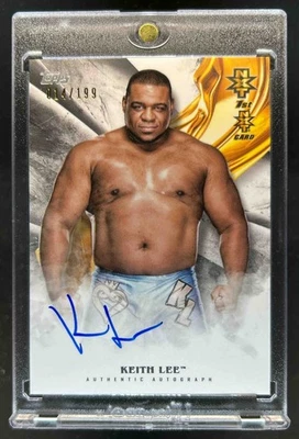 2019 Topps WWE Undisputed Keith Lee Auto #14/199 - Image 1 of 2