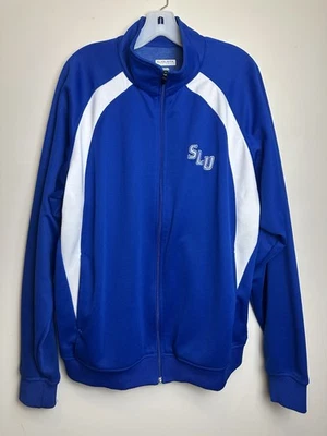 Chaqueta deportiva SLU Billikens azul blanca ropa deportiva cremallera completa bordada L Foto 1 de 4