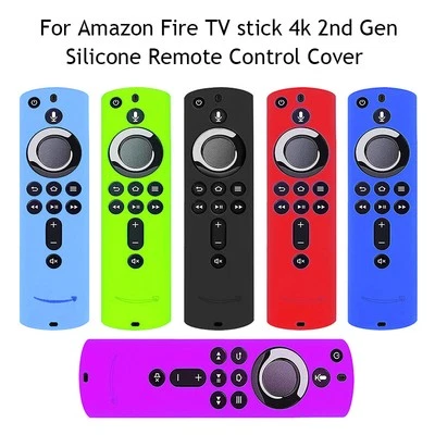 Silicone Cover Case  for Fire TV Stick 4K/Fire TV (2rd) Remote Control Cover UK - Image 1 of 4