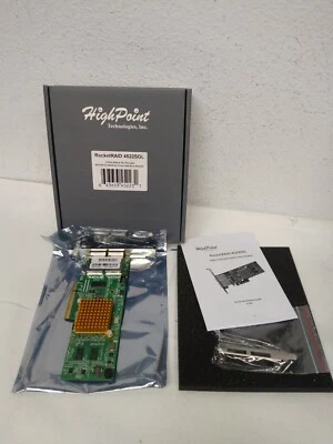 HighPoint RR4522SGL RocketRAID 4522 Controller Card 8 PORT 6GB/S PCI EXPRESS SAS - Image 1 of 4