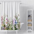 Vibrant Floral Bath Curtain to Inject Energy into Your Morning Routine