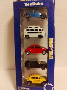 Maisto Road & Track VeeDubs Volkswagen Beetle Diecast Car Set #12087T NOS - Picture 1 of 7