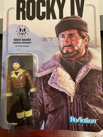 Rocky - Rocky Balboa (Rocky IV)Winter Coat Reaction Figure by Super 7 Cover