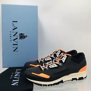LANVIN - Reflective Running Sneaker - Dark Grey / Black Men’s Size US 11 M - Picture 1 of 18