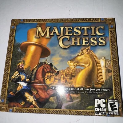 Majestic Chess - PC CD Computer game Jewel Case Complete Windows 98 ME XP Sealed - Image 1 of 3