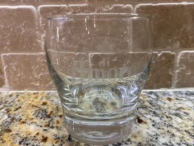 di Amore Primero Classico Clear Tumbler Rock Liqueur Drinking Glass White Etch - Image 1 of 4
