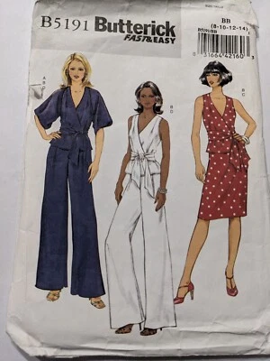  Butterick Women's Skirt Pants Wrap Top & Jacket Pattern Sz 8-14 - Image 1 of 2