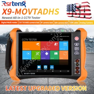 Rsrteng 4K WIFI POE AHD CVI TVI SDI DMM TDR VFL CCTV Camera Tester X9-MOVTADHS - Picture 1 of 13