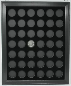 42 AMERICAN SILVER EAGLE COINS (NOT INCLUDED) WALL DISPLAY PICTURE FRAME 16x20 - Picture 1 of 3