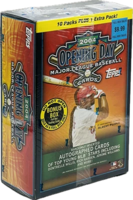 2004 Topps Opening Day 11-Pack Baseball Blaster Box - Image 1 of 3