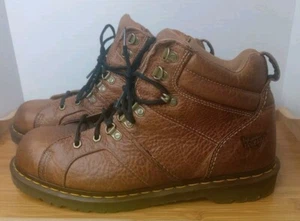 Dr. Martens Docs Fynn Leather Grunge Punk Combat Mens Boots Size UK 10 US 11 - Picture 1 of 18