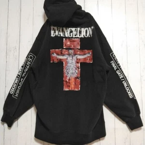 glamb x Evangelion Lilith Hoodie Black Size 4XL Limited Edition Japan - Picture 1 of 13