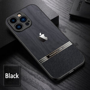 For iPhone 14 13 Pro 12 11 Pro Max XS 8 7+ Luxury TPU Leather Phone Case Cover