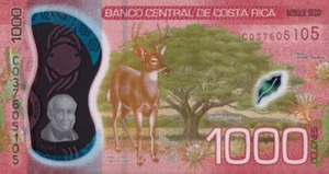 COSTA RICA 1000 COLONES 2019/2021 P-NEW UNC  - Picture 1 of 2