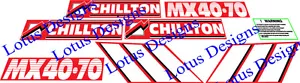 Chilton Loader stickers / decals - Picture 1 of 1