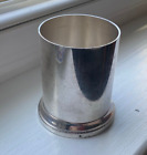 Vintage Silverplate Mint Julep Cup 3" Tall Marked RM Italy Shiny 