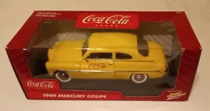 2005 Johnny Lightning 1949 Yellow Mercury Coupe Coca Cola 1:24 Scale Diecast NEW - Picture 1 of 2