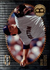 1996 Summit Foil Boston Red Sox Baseball Card #101 Roger Clemens
