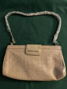 Neu Judith Ripka Schultertasche Damen hellbraun/hellbraun Krokodilleder Kette - Bild 1 von 5
