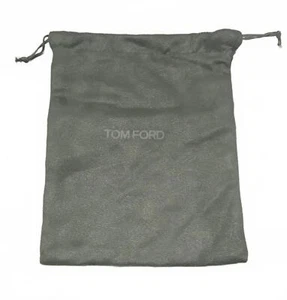 Authentic Tom Ford Gray Suede Drawstring Pouch - 7"x 9" - Picture 1 of 3