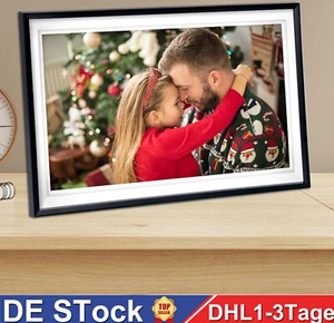15,6 Zoll WLAN Digitaler Bilderrahmen IPS Touchscreen Fotorahmen 32GB Speicher - Bild 1 von 9