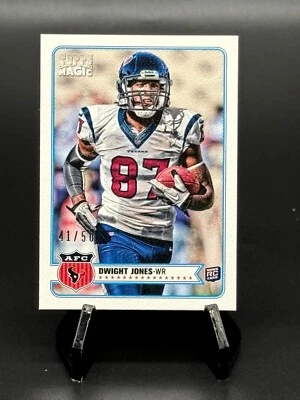 2012 Topps Magic Mini Pigskin 50 #19 Dwight Jones - Image 1 of 2
