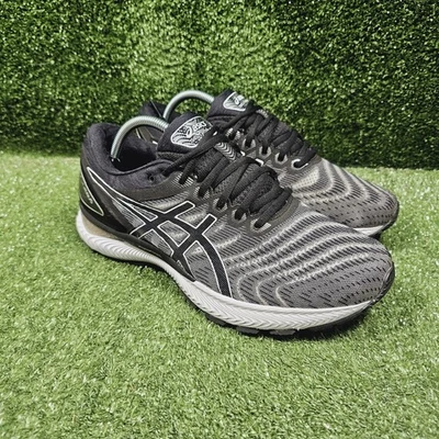Zapatillas deportivas para correr Asics Gel Nimbus 22 negras blancas para hombre talla 9,5 Foto 1 de 4