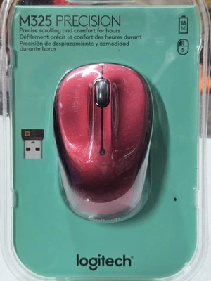 Logitech M325 precision Wireless Mouse - Red - Image 1 of 2
