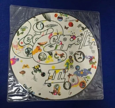 Led Zeppelin III Picture Disc Vinyl Record Atlantic Artist Classic Rock Used - Image 1 of 2