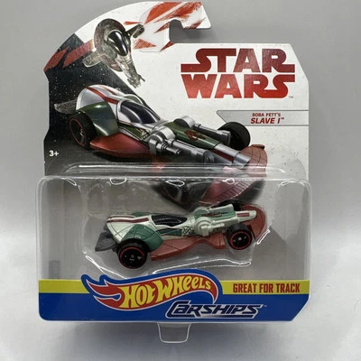 Star Wars Hot Wheels Boba Fett's Slave 1 I Carship Popped Blister - Image 1 of 4