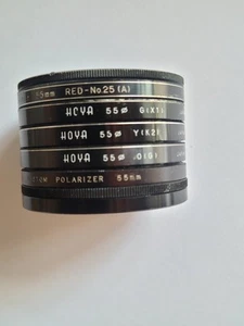 55 mm FilterStack (5 filters plus caps) - Picture 1 of 2