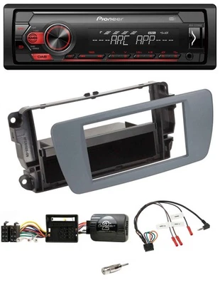 Pioneer DAB 1DIN MP3 Lenkrad USB Autoradio für Seat Ibiza conemaragrau - Bild 1 von 4