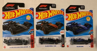 LOTE NUEVO 2025 2026 HOT WHEELS PETRONAS MCLAREN & WILLIAMS RACING FORMULA 1 F1 Foto 1 de 2
