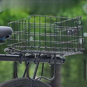 Mountain Bike Cargo Holder Rear Storage Basket for Hiking - Picture 1 of 7