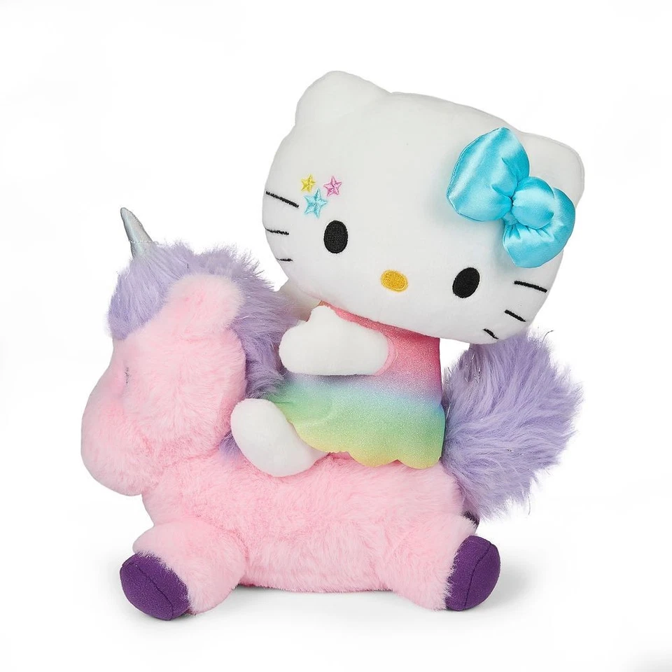 Plush - Kidrobot - Hello Kitty Riding Unicorn 13" Soft Doll Toys NEW w/Tag - Image 1 of 4