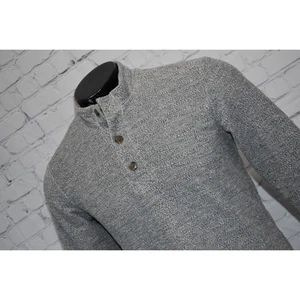 Marine Layer Sweater Pullover Henley Mens Size Small Cotton Modal Tencel Blend - Picture 1 of 8