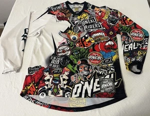 Camiseta deportiva O'Neal Mayhem Medium Lite manivela motocross ATV moto de cross quad todo terreno roja - Imagen 1 de 7