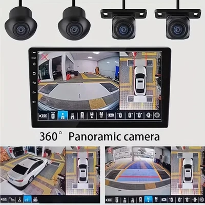 Car Rearview Panoramic Camera with 360° 1080P HD Night Vision for Android Player - Image 1 of 4