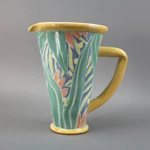 T.S. Post 1991 Signed California American Studio Art Pottery Lg Pitcher 11 1/2"  - Picture 1 of 7