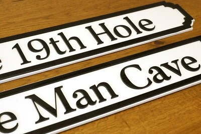 JUST ANOTHER GADGET Personalised Family Name Street Sign - Acrylic Weatherproof Outdoor / Pub / Shed