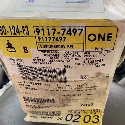 Conjunto de tensor de correa para Chevrolet Tracker ACDELCO GM 1999-2003 ECUALIZADOR ORIGINAL Foto 1 de 4