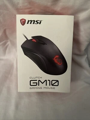 Embrague MSI GM10 2400DPI, 4 velocidades DPIS, sensor óptico, diseño ergonómico Foto 1 de 2