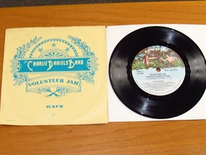 70s ROCK 45 RPM EP w/SLEEVE - CHARLIE DANIELS - KAMA SUTRA 10 - "VOLUNTEER JAM" - Picture 1 of 2
