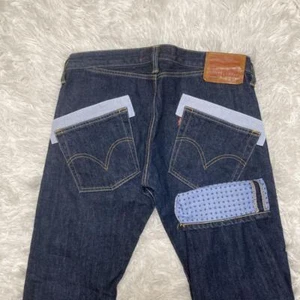 Junya Watanabe COMME des GARCONS × Levi's 505 Denim Pants Cotton Men UK-P004 - Picture 1 of 11