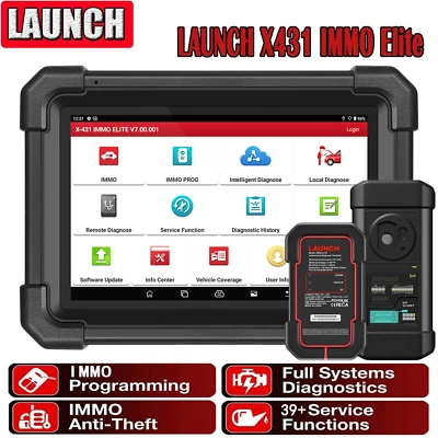 LAUNCH X431 IMMO Elite Program Diagnostic Tool Scanner CANFD DOIP with X-PROG3 - Image 1 of 4