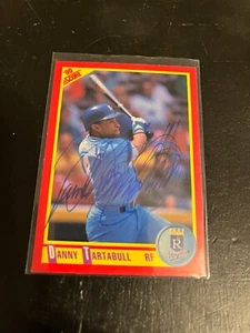 1990 Score Danny Tartabull autograph Kansas City Royals in person - Picture 1 of 1